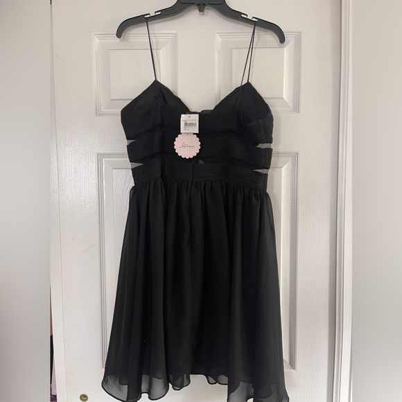 Soprano Black Dress Mesh Cutout Size Large - Picture 2 of 5